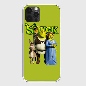 Чехол для iPhone 12 Pro Max с принтом Шрек Shrek в Тюмени, Силикон |  | cartoon | fiona | shrek | болото | детям | комедия | кот в сапогах | мультик | огр | осел | персонажи мультфильмов | тролль | фиона | шрек