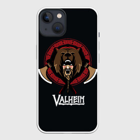 Чехол для iPhone 13 с принтом Valheim Viking Bear в Тюмени,  |  | fantasy | mmo | valheim | valve | валхейм | вальхейм | викинги | выживалка | игра | королевская битва | ммо | ролевая игра | фэнтази