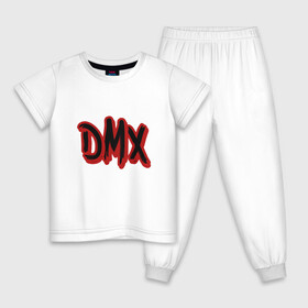 Детская пижама хлопок с принтом DMX Rap в Тюмени, 100% хлопок |  брюки и футболка прямого кроя, без карманов, на брюках мягкая резинка на поясе и по низу штанин
 | dmx | dog | earl simmons | hip hop | music | new york | rap | rapper | rip | ruff ryders | диэмикс | музыка | нью йорк | пёс | рэп | рэпер | хипхоп | эрл симмонс