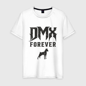 Мужская футболка хлопок с принтом DMX Forever в Тюмени, 100% хлопок | прямой крой, круглый вырез горловины, длина до линии бедер, слегка спущенное плечо. | Тематика изображения на принте: dmx | dog | earl simmons | hip hop | music | new york | rap | rapper | rip | ruff ryders | диэмикс | музыка | нью йорк | пёс | рэп | рэпер | хипхоп | эрл симмонс