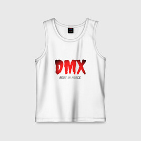 Детская майка хлопок с принтом DMX   Rest In Peace в Тюмени,  |  | dmx | dog | earl simmons | hip hop | music | new york | rap | rapper | rip | ruff ryders | диэмикс | музыка | нью йорк | пёс | рэп | рэпер | хипхоп | эрл симмонс