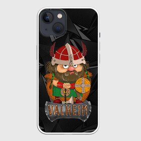 Чехол для iPhone 13 с принтом Valheim строгий викинг в Тюмени,  |  | fantasy | mmo | valheim | valve | валхейм | вальхейм | викинги | выживалка | игра | королевская битва | ммо | ролевая игра | фэнтази