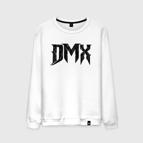 Мужской свитшот хлопок с принтом DMX Logo (Z) в Тюмени, 100% хлопок |  | dark man x | dmx | earl simmons | hip hop | rap | реп | репер | рэп | хип хоп | эрл симмонс