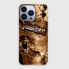 Чехол для iPhone 13 Pro с принтом JUDAS PRIEST SCREAM в Тюмени,  |  | Тематика изображения на принте: judas priest | гленн типтон | йен хилл | роб хэлфорд | скотт трэвис | хард рок | хеви метал