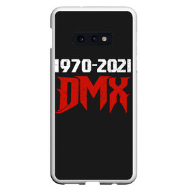 Чехол для Samsung S10E с принтом DMX 1970-2021 в Тюмени, Силикон | Область печати: задняя сторона чехла, без боковых панелей | again | and | at | blood | born | champ | clue | d | dark | dj | dmx | dog | earl | flesh | get | grand | hell | hot | is | its | legend | loser | lox | m | man | me | my | now | of | simmons | the | then | there | walk | was | with | x | year | 
