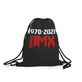 Рюкзак-мешок 3D с принтом DMX 1970-2021 в Тюмени, 100% полиэстер | плотность ткани — 200 г/м2, размер — 35 х 45 см; лямки — толстые шнурки, застежка на шнуровке, без карманов и подкладки | again | and | at | blood | born | champ | clue | d | dark | dj | dmx | dog | earl | flesh | get | grand | hell | hot | is | its | legend | loser | lox | m | man | me | my | now | of | simmons | the | then | there | walk | was | with | x | year | 