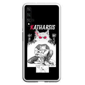 Чехол для Honor 20 с принтом Katharsis Beastars в Тюмени, Силикон | Область печати: задняя сторона чехла, без боковых панелей | Тематика изображения на принте: anime | beastars | аниме | анимэ | биастарс | бистар | большой серый волк | легоси | хару