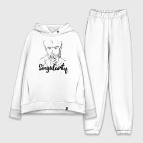 Женский костюм хлопок Oversize с принтом БТС, BTS, Singularity в Тюмени,  |  | bangtan | boys | bts | singularity | бангтан | бойс | бтс | ким тэхен | сингулярити