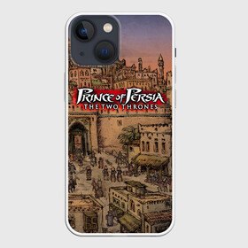 Чехол для iPhone 13 mini с принтом Prince of Persia 2 трона в Тюмени,  |  | dark warrior | persian | prince | prince of persia | prince of persia warrior within | warrior | warrior within | воин | принц | принц персии | принц персии схватка с судьбой