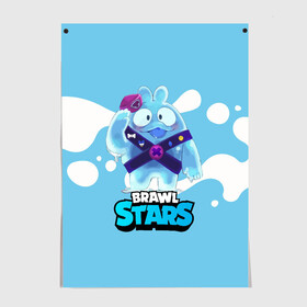 Постер с принтом Сквик Squeak Brawl Stars в Тюмени, 100% бумага
 | бумага, плотность 150 мг. Матовая, но за счет высокого коэффициента гладкости имеет небольшой блеск и дает на свету блики, но в отличии от глянцевой бумаги не покрыта лаком | bele | belle | brawl | brawl stars | brawlstars | brawl_stars | squeak | белле | белль | бель | бравл | бравлстарс | писк | сквик