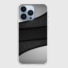 Чехол для iPhone 13 Pro с принтом 3D luxury style silver black в Тюмени,  |  | Тематика изображения на принте: luxury | versace | vip | абстракция | версаче | вип | паттерн | роскошь | текстуры