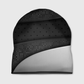 Шапка 3D с принтом 3D luxury style silver black в Тюмени, 100% полиэстер | универсальный размер, печать по всей поверхности изделия | Тематика изображения на принте: luxury | versace | vip | абстракция | версаче | вип | паттерн | роскошь | текстуры