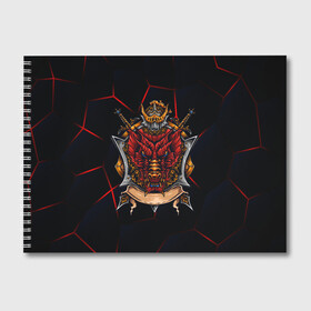 Альбом для рисования с принтом Красный китайский дракон в Тюмени, 100% бумага
 | матовая бумага, плотность 200 мг. | Тематика изображения на принте: викинг | дракон | китай | китайский дракон | красный дракон | мифология | рыцарь | шлеп