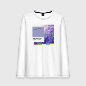 Мужской лонгслив хлопок с принтом Panton Sweet Lavander в Тюмени, 100% хлопок |  | 16 3931 | color | lavander | panton | sweet lavander | лаванда | мило | модно | палитра | пантон | стильно | тренд | цвет | цветы