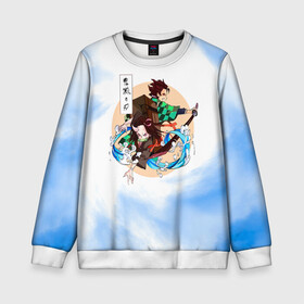 Детский свитшот 3D Танджиро и Незуко Камадо: в Тюмени, 100% полиэстер | свободная посадка, прямой крой, мягкая тканевая резинка на рукавах и понизу свитшота | demon slayer | kamado | kimetsu no yaiba | nezuko | tanjiro | аниме | гию томиока | зеницу агацума | иноске хашибира | камадо | клинок | корзинная девочка | манга | музан кибуцуджи | незуко | рассекающий демонов | танджиро
