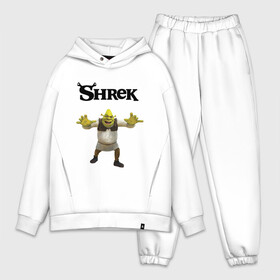 Мужской костюм хлопок OVERSIZE с принтом Shrek в Тюмени,  |  | shrek | аниме | мемы | мультфильм | персонажи | шрек