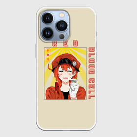 Чехол для iPhone 13 Pro с принтом Blood cell в Тюмени,  |  | ae3803 | anime | cells at work | u 1156 | аниме | анимэ | клетки за работой | цэлс эт ворк