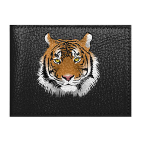 Обложка для студенческого билета с принтом Тигр в Тюмени, натуральная кожа | Размер: 11*8 см; Печать на всей внешней стороне | Тематика изображения на принте: animal | cheetah | forest animal | hunter | tiger | wild animal | гепард | дикое животное | животное | лесное животное | охотник | тигр