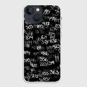 Чехол для iPhone 13 mini с принтом Минус семь в Тюмени,  |  | Тематика изображения на принте: 1000 7 | anime | ken kaneki | manga | tokyo ghoul | аниме | арифметика | канеки | кен | манга | математика | минус | семь | токийский гуль | тысяча | числа