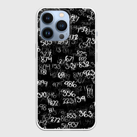 Чехол для iPhone 13 Pro с принтом Минус семь в Тюмени,  |  | Тематика изображения на принте: 1000 7 | anime | ken kaneki | manga | tokyo ghoul | аниме | арифметика | канеки | кен | манга | математика | минус | семь | токийский гуль | тысяча | числа