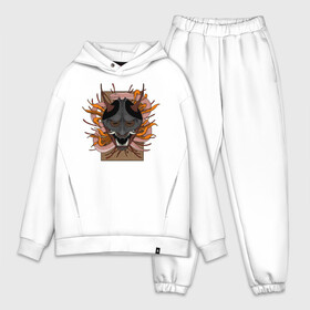 Мужской костюм хлопок OVERSIZE с принтом Japan hannya в Тюмени,  |  | flower | hannya | japan | lotus | mask | snake | змея | лотос | маска | паук | призрак | ханья | цветок | япония