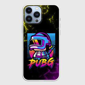 Чехол для iPhone 13 Pro Max с принтом PUBG RETRO NEON   ПАБГ НЕОН в Тюмени,  |  | games | neon | playerunknowns battlegrounds | pubg | pubg lite | pubg mobile | retro | игра | королевская битва | луна. | неон | пабг | пабг мобайл | пубг | ретро | стрелялка