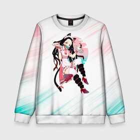 Детский свитшот 3D Незуко Камадо Kimetsu no Yaiba: в Тюмени, 100% полиэстер | свободная посадка, прямой крой, мягкая тканевая резинка на рукавах и понизу свитшота | demon slayer | kamado | kimetsu no yaiba | nezuko | tanjiro | аниме | гию томиока | зеницу агацума | иноске хашибира | камадо | клинок | корзинная девочка | манга | музан кибуцуджи | незуко | рассекающий демонов | танджиро