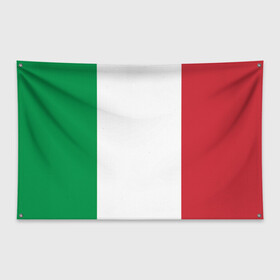 Флаг-баннер с принтом ИТАЛИЯ ITALY в Тюмени, 100% полиэстер | размер 67 х 109 см, плотность ткани — 95 г/м2; по краям флага есть четыре люверса для крепления | герб италии | герб италия | италия | италия герб | италия флаг | италия форма | италия футбол | итальянец | флаг италии | флаг италия | форма италии | форма италия | форма сборной италии