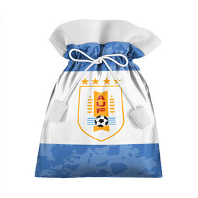 Подарочный 3D мешок с принтом Сборная Уругвая в Тюмени, 100% полиэстер | Размер: 29*39 см | кавани | португалия | россия | спорт | суарес | уругвай | футбол | чемпионат мира | чемпионат мира по футболу | чм | эдинсон кавани