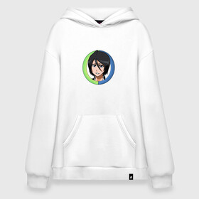 Худи SuperOversize хлопок с принтом Rukia Kuchiki Bleach в Тюмени, 70% хлопок, 30% полиэстер, мягкий начес внутри | карман-кенгуру, эластичная резинка на манжетах и по нижней кромке, двухслойный капюшон
 | anime | bleach | hero | ichigo kurosaki | manga | rukia kuchiki | блич | герой | ичиго куросаки | рукия