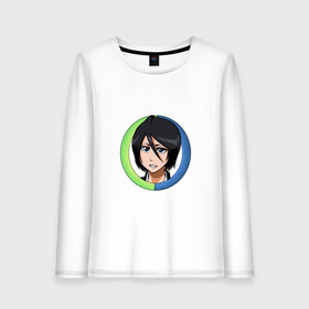 Женский лонгслив хлопок с принтом Rukia Kuchiki Bleach в Тюмени, 100% хлопок |  | anime | bleach | hero | ichigo kurosaki | manga | rukia kuchiki | блич | герой | ичиго куросаки | рукия