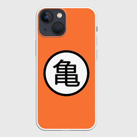 Чехол для iPhone 13 mini с принтом Сон Гоку знак в Тюмени,  |  | anime | dragon ball | аниме | анимэ | драгон бал | дрэгон бол | жемчуг дракона | сон гоку