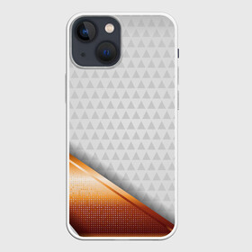 Чехол для iPhone 13 mini с принтом 3D WHITE  GOLD ABSTRACT в Тюмени,  |  | 3d | 3д | luxury | versace | vip | абстракция | блеск | блестки | версаче | вип | паттерн | роскошь | соты | текстуры