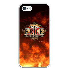 Чехол для iPhone 5/5S матовый с принтом Path of Exile Logo | Путь изгнанника Лого (Z) в Тюмени, Силикон | Область печати: задняя сторона чехла, без боковых панелей | Тематика изображения на принте: exile | game | path of exile | rpg | берсерк | вождь | дикарь | дуэлянт | игра | покоритель | путь изгнанника | рпг