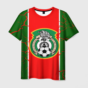 Мужская футболка 3D с принтом Сборная Мексики в Тюмени, 100% полиэфир | прямой крой, круглый вырез горловины, длина до линии бедер | волейбол атакующий удар | голы | мексика | новости | сборная мексики | спорт | футбол | чемпионат мира | чм | южная корея