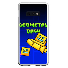 Чехол для Samsung S10E с принтом GEOMETRY DASH / ГЕОМЕТРИ ДАШ в Тюмени, Силикон | Область печати: задняя сторона чехла, без боковых панелей | 2d игра | geometry dash | mobile game | robtop | smile | андроид игра | арт | геометри даш | геометрия. | добро и зло | инь янь | кубики | кубы | лица | мобильная игра | неон | смайлы