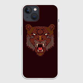 Чехол для iPhone 13 с принтом Морда медведя в Тюмени,  |  | bear | голова | голова медведя | зверь | медведь | мишка