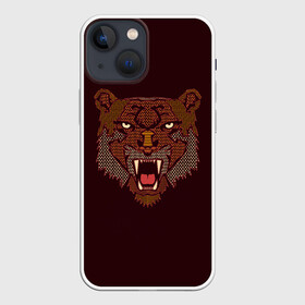 Чехол для iPhone 13 mini с принтом Морда медведя в Тюмени,  |  | bear | голова | голова медведя | зверь | медведь | мишка