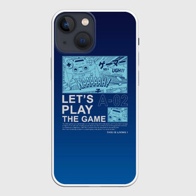 Чехол для iPhone 13 mini с принтом LETS PLAY THE GAME ГЕЙМЕР в Тюмени,  |  | Тематика изображения на принте: game | gamer | играть | игрок | игроку | игрушка | игры | консоль | приставка