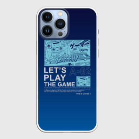Чехол для iPhone 13 Pro Max с принтом LETS PLAY THE GAME ГЕЙМЕР в Тюмени,  |  | Тематика изображения на принте: game | gamer | играть | игрок | игроку | игрушка | игры | консоль | приставка