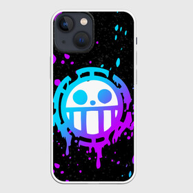 Чехол для iPhone 13 mini с принтом ONE PIECE   ВАН ПИС   НЕОН в Тюмени,  |  | anime | neon. | one piece | skull | wanted | аниме | ван пис | манга | мультфильм | неон | розыск | скелет | череп | японская анимация