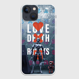 Чехол для iPhone 13 mini с принтом Любовь смерть и роботы в Тюмени,  |  | love | lovedeathandrobots | loverobot | robot