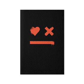 Обложка для паспорта матовая кожа с принтом Smile | Love Death and Robots в Тюмени, натуральная матовая кожа | размер 19,3 х 13,7 см; прозрачные пластиковые крепления | Тематика изображения на принте: death | ldr | logo | love | netflix | robots | smile | анимация | кино | лого | лср | любовь | нетфликс | роботы | сериал | смайл | смайлик