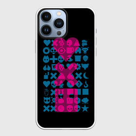 Чехол для iPhone 13 Pro Max с принтом Любовь. Смерть. Роботы в Тюмени,  |  | Тематика изображения на принте: death | heart | ldr | logo | love | netflix | robots | smile | анимация | кино | лого | лср | любовь | нетфликс | роботы | сердце | сериал | смайл | смайлик