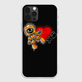 Чехол для iPhone 12 Pro Max с принтом K-VRC | Love Death and Robots в Тюмени, Силикон |  | death | heart | hearts | k vrc | ldr | logo | love | netflix | robots | smile | анимация | кино | лого | лср | любовь | нетфликс | роботы | сердце | сериал | смайл | смайлик