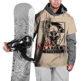 Накидка на куртку 3D с принтом La-La-Larian Studios в Тюмени, 100% полиэстер |  | baldur s gate 3 | divinity | larian studios | игра | лариан