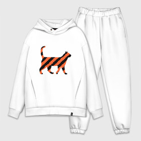 Мужской костюм хлопок OVERSIZE с принтом Black Orange Cat в Тюмени,  |  | Тематика изображения на принте: animal | cat | cute | kitty | meow | друг | животные | киска | китти | кот | котенок | котик | котэ | кошечка | кошка | милый | мур | мяу | питомец | тигр