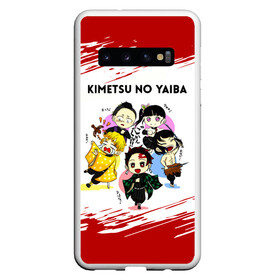 Чехол для Samsung Galaxy S10 с принтом Пять героев Kimetsu no Yaiba в Тюмени, Силикон | Область печати: задняя сторона чехла, без боковых панелей | demon slayer | kamado | kimetsu no yaiba | nezuko | tanjiro | аниме | гию томиока | зеницу агацума | иноске хашибира | камадо | клинок | корзинная девочка | манга | музан кибуцуджи | незуко | рассекающий демонов | танджиро