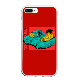 Чехол для iPhone 7Plus/8 Plus матовый с принтом Old Dragon Ball в Тюмени, Силикон | Область печати: задняя сторона чехла, без боковых панелей | anime | dragon ball | аниме | анимэ | драгон бал | дрэгон бол | жемчуг дракона