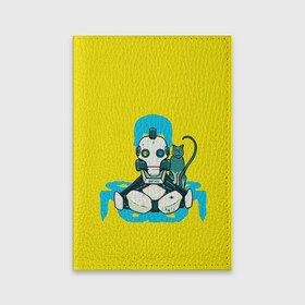 Обложка для паспорта матовая кожа с принтом Любовь, смерть и роботы в Тюмени, натуральная матовая кожа | размер 19,3 х 13,7 см; прозрачные пластиковые крепления | netflix | любовь | роботы | сериал